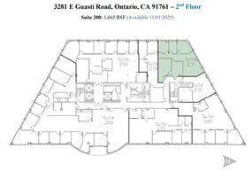 3281 E Guasti Rd, Ontario, CA for lease Floor Plan- Image 1 of 1
