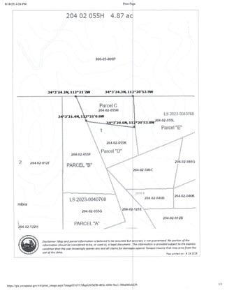 More details for Lake Pleasant/ Cow Creek Road, Phoenix, AZ - Land for Sale