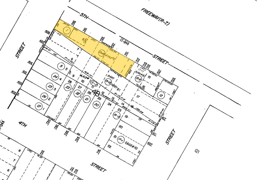 721-745 5th St, Oakland, CA for sale - Plat Map - Image 2 of 3