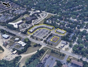 1795-1807 S Washington St, Naperville, IL - AERIAL  map view - Image1