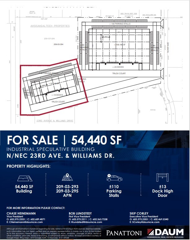 NEC 23rd Ave & Williams Dr, Phoenix, AZ for lease Primary Photo- Image 1 of 2