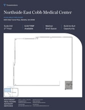 4800 Olde Towne Pky, Marietta, GA à louer Plan d’étage- Image 1 de 1