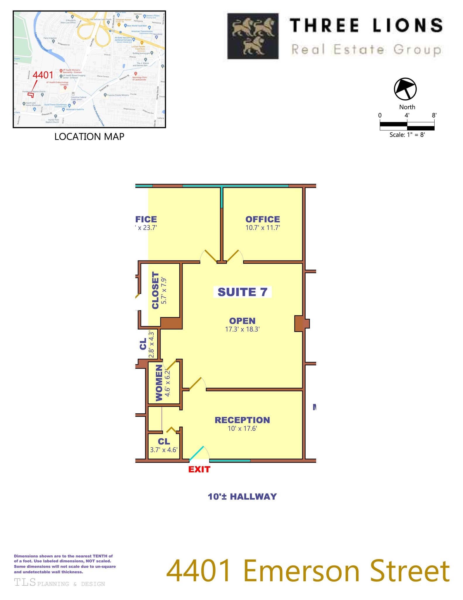 4401 Emerson St, Jacksonville, FL for lease Site Plan- Image 1 of 4