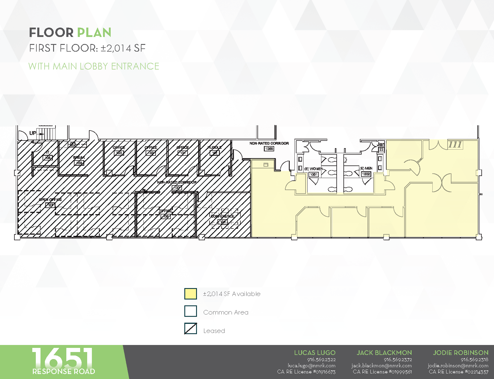 1651 Response Rd, Sacramento, CA for lease Floor Plan- Image 1 of 1