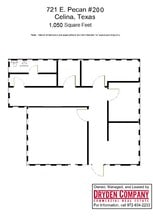 701-717 E Pecan St, Celina, TX for lease Floor Plan- Image 1 of 1