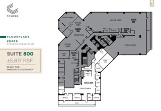 20400 Stevens Creek Blvd, Cupertino, CA à louer Plan d’étage- Image 1 de 1