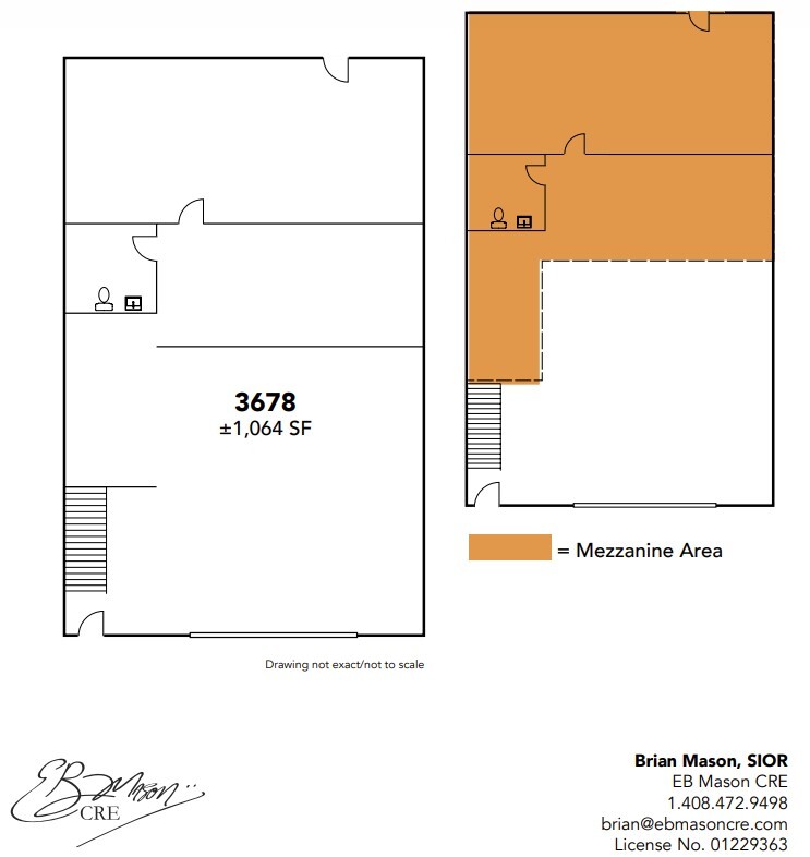 3670-3684 Bassett St, Santa Clara, CA à louer Plan d’étage- Image 1 de 1