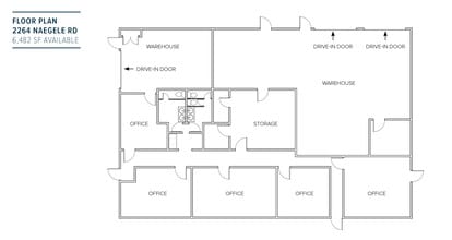 2264 Naegele Rd, Colorado Springs, CO for sale Floor Plan- Image 1 of 1