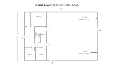 7980 Industry Rd, Colorado Springs, CO for lease Floor Plan- Image 2 of 4