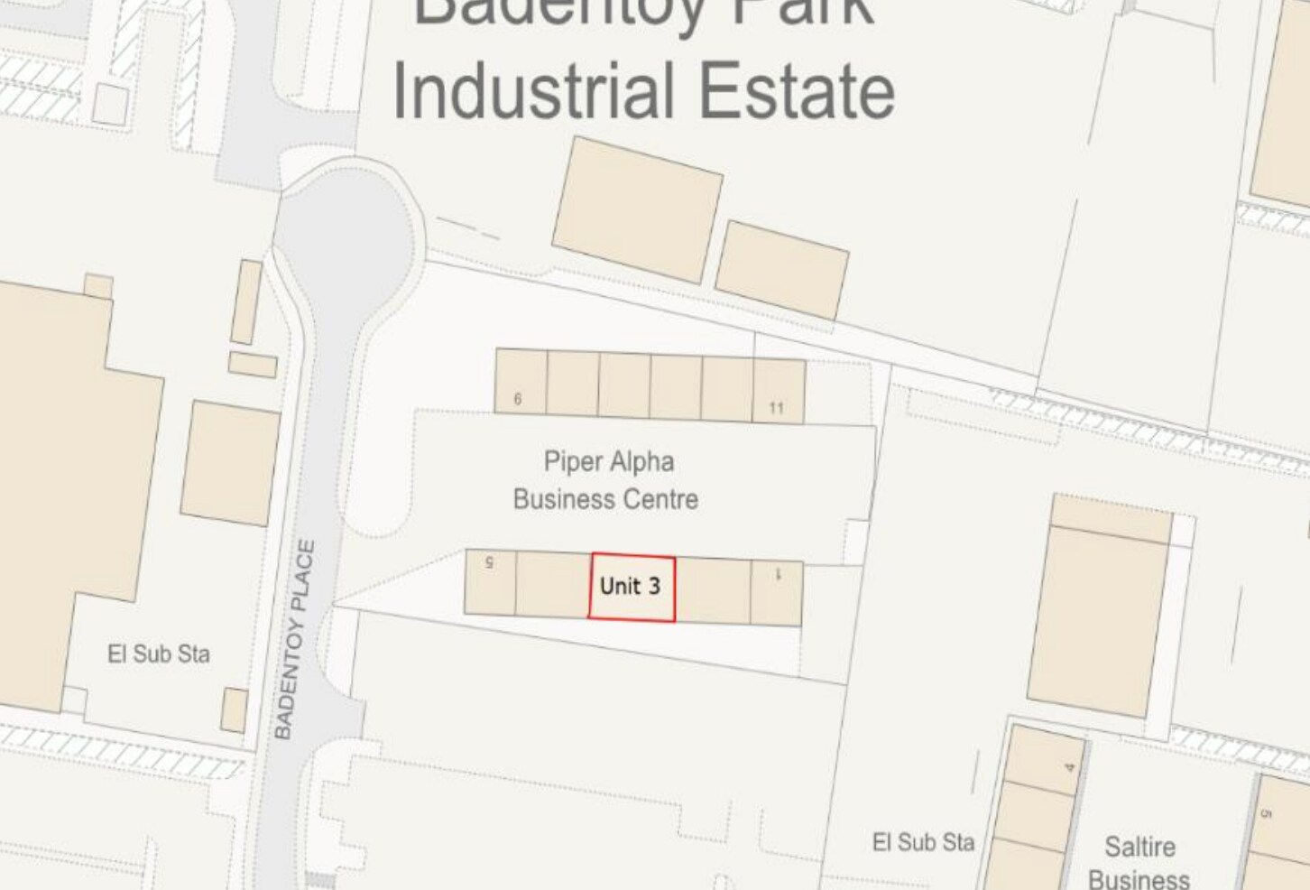 Badentoy Pl, Portlethen à louer Plan de site- Image 1 de 1