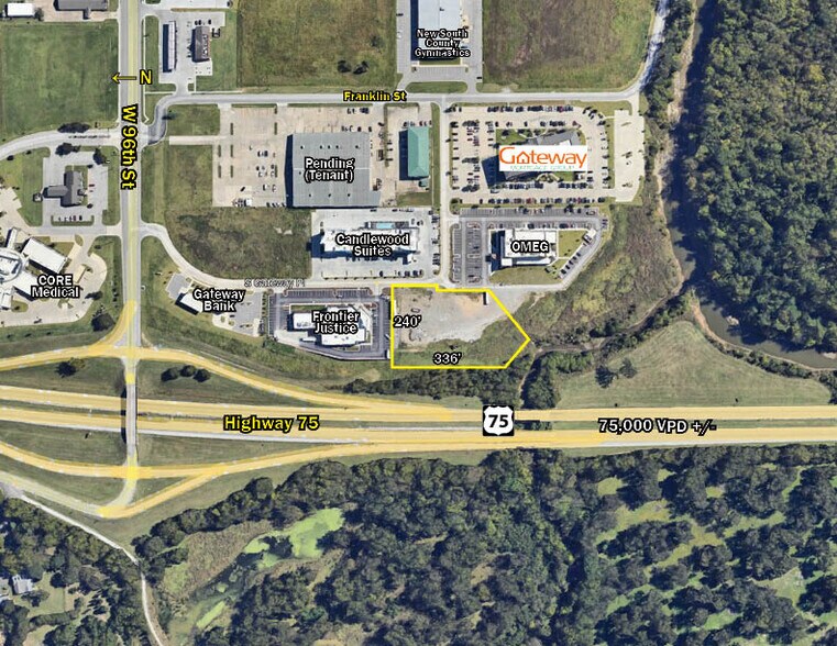 204 Gateway Place Pl, Jenks, OK à vendre - Aérien - Image 1 de 3