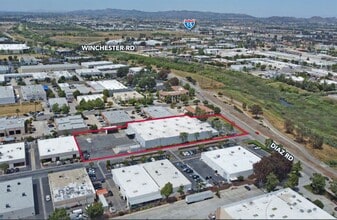 27495 Diaz Rd, Temecula, CA - Aérien Vue de la carte