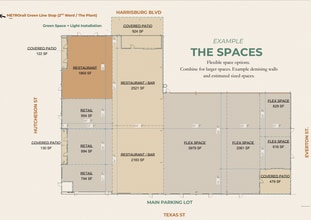 3600 Harrisburg Blvd, Houston, TX à louer Plan d’étage- Image 1 de 1