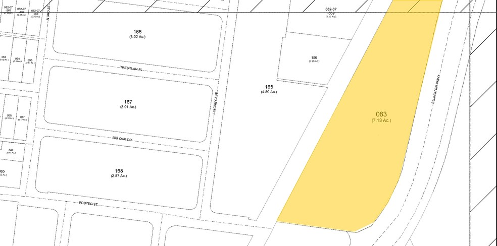 515 Foster St, Nashville, TN à louer - Plan cadastral - Image 2 de 10