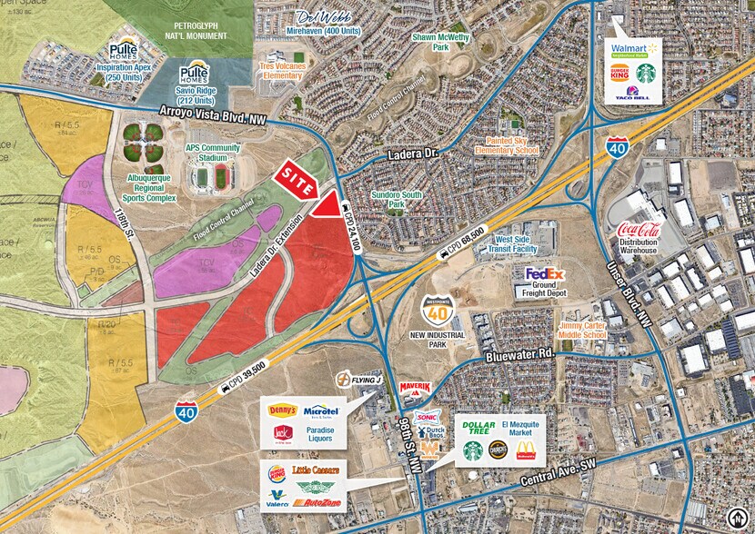 Arroyo Vista Blvd, Albuquerque, NM for sale - Aerial - Image 2 of 3