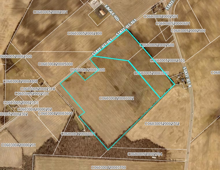 State Route 161, Mechanicsburg, OH for sale - Aerial - Image 2 of 4