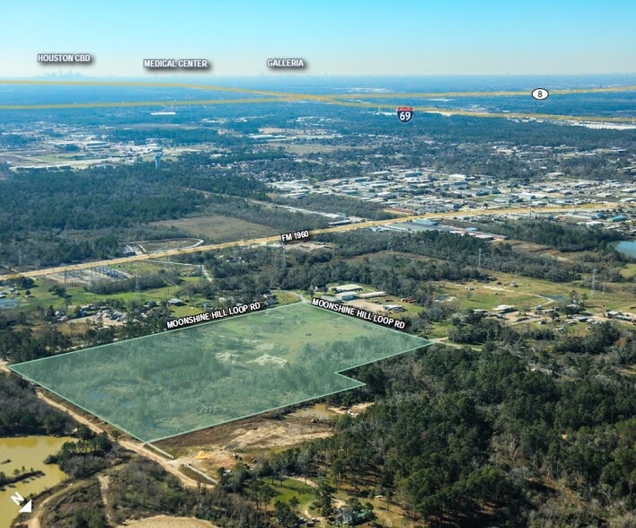 00 Moonshine Hill Rd, Humble, TX for sale - Aerial - Image 2 of 2