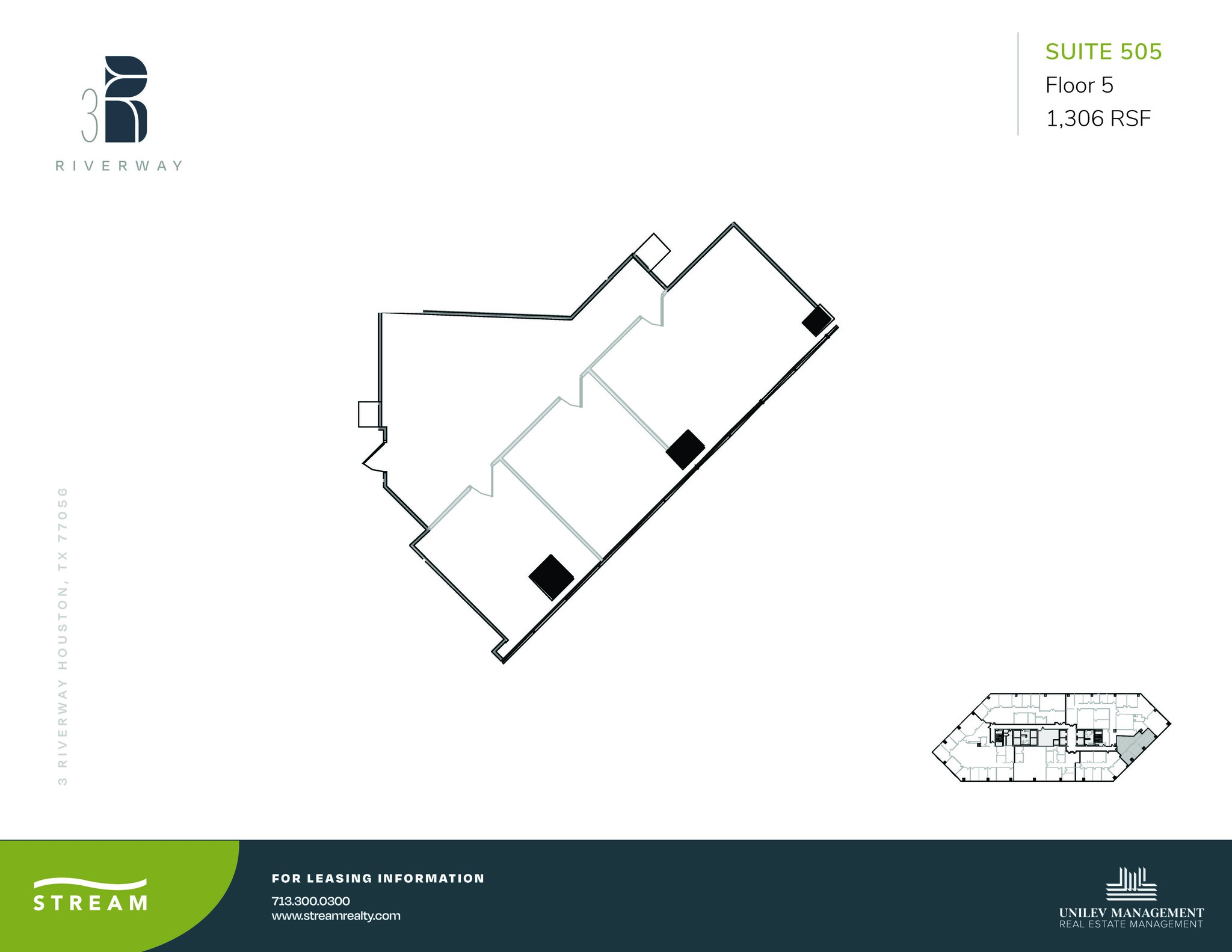 3 Riverway, Houston, TX for lease Floor Plan- Image 1 of 1