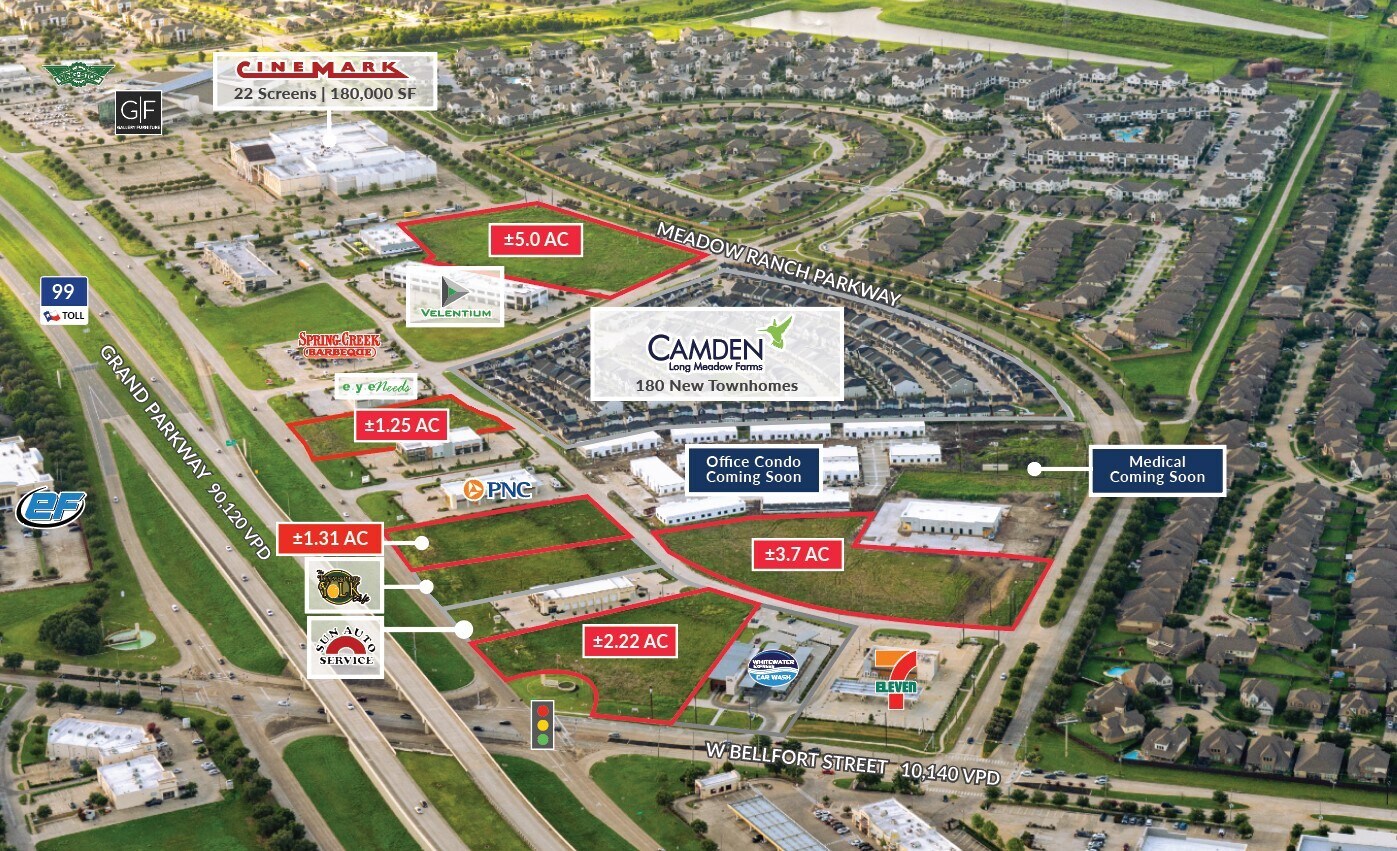 NEC Grand Parkway & W Bellfort St, Richmond, TX for sale Primary Photo- Image 1 of 4