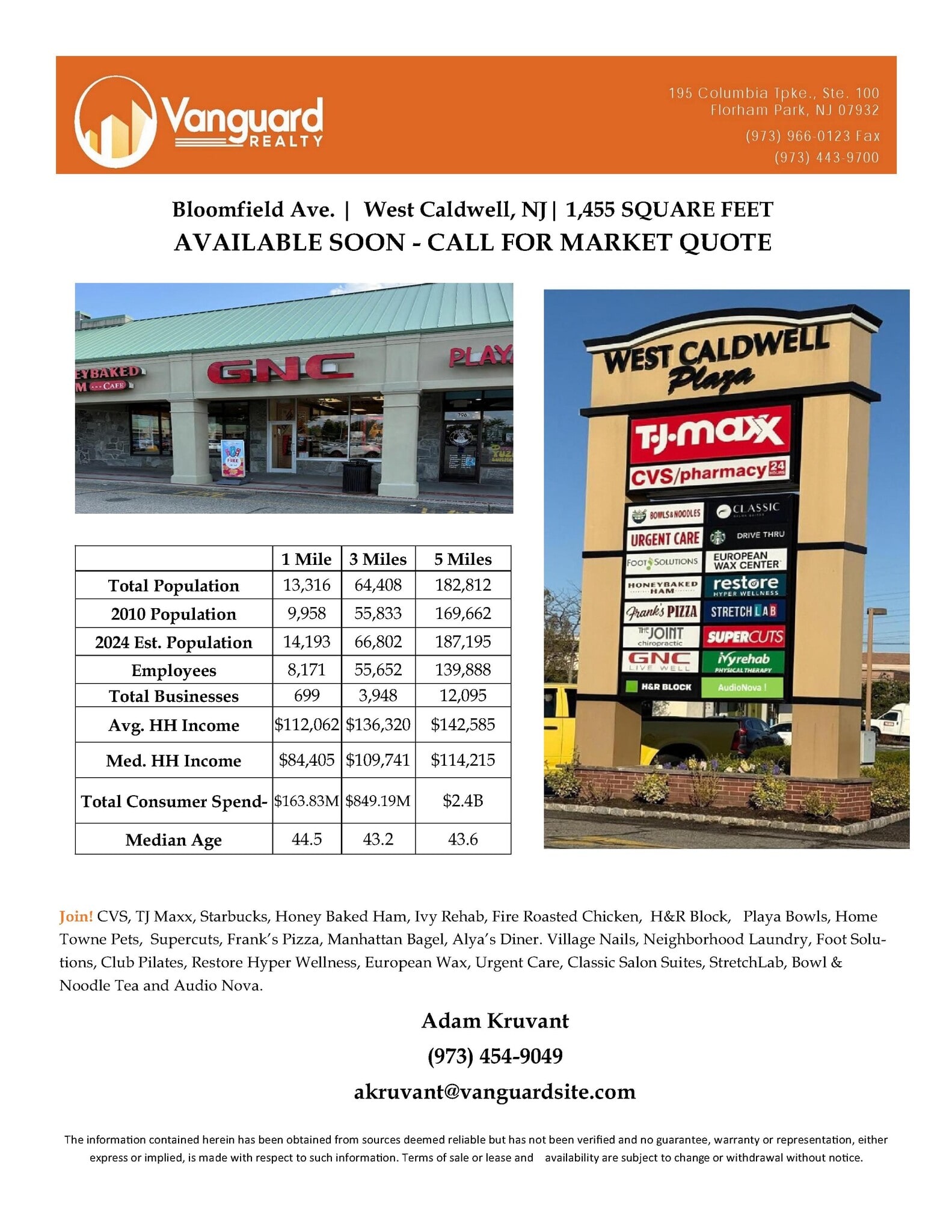 790 Bloomfield Ave, West Caldwell, NJ for lease Interior Photo- Image 1 of 1