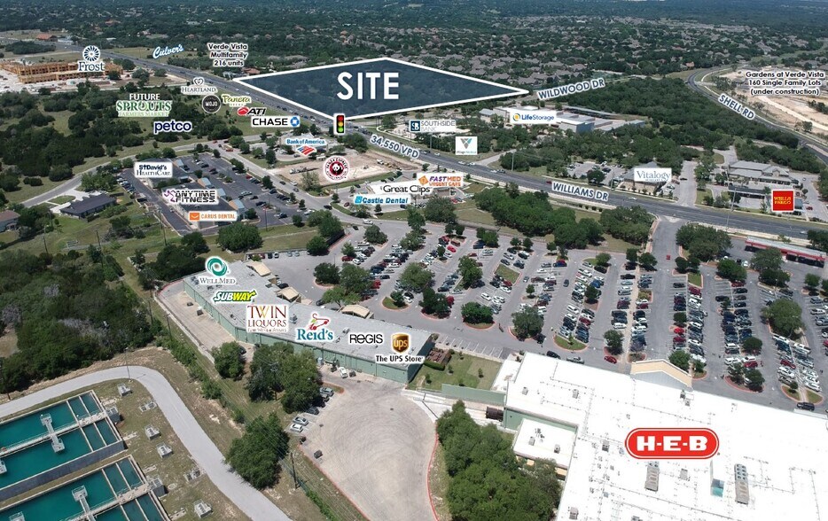 4655 Williams Dr, Georgetown, TX à vendre - Aérien - Image 2 de 2