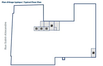 1425-1435 Rue Saint-Alexandre, Montréal, QC à louer Plan d’étage- Image 1 de 1