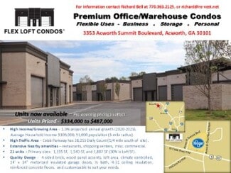 More details for 3353 Acworth Summit Blvd NW, Acworth, GA - Flex for Sale
