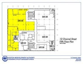 12 Channel St, Boston, MA à louer Plan de site- Image 1 de 1