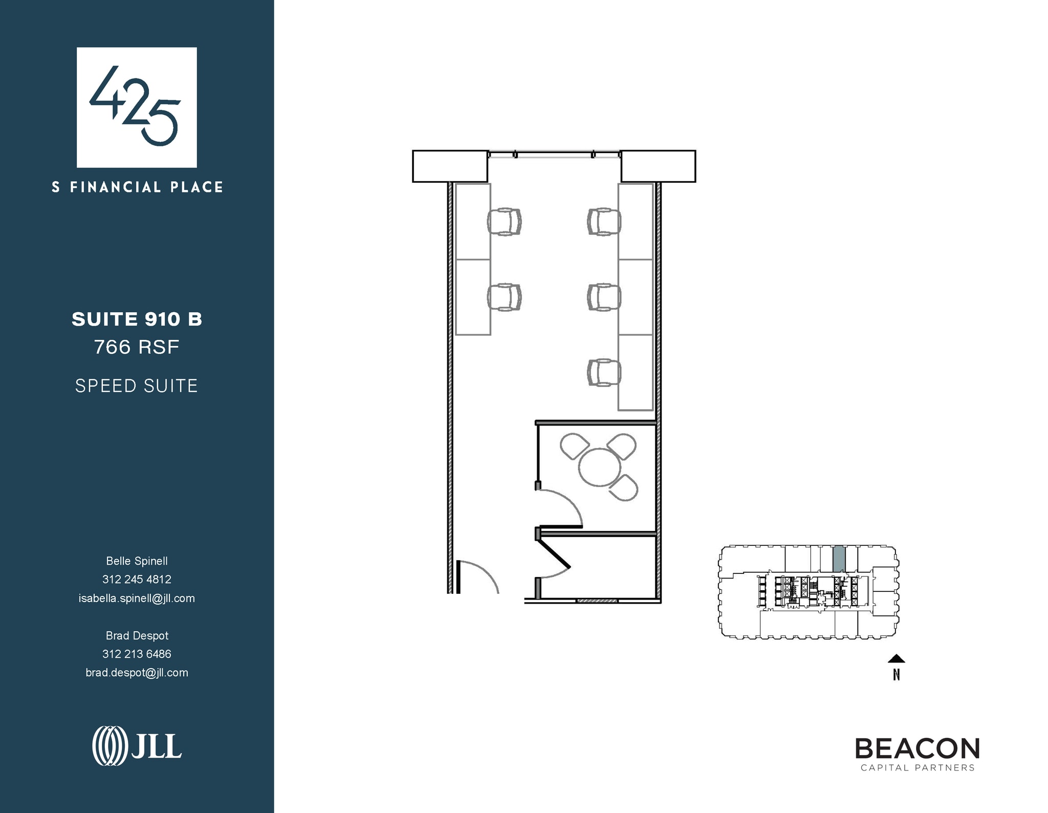 425 S Financial Pl, Chicago, IL for lease Floor Plan- Image 1 of 4