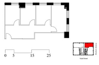 315 Madison Ave, New York, NY à louer Plan d’étage- Image 1 de 1