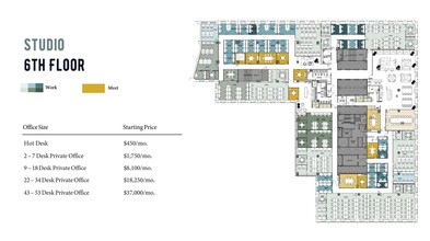 666 Third Ave, New York, NY à louer Plan d’étage- Image 1 de 16