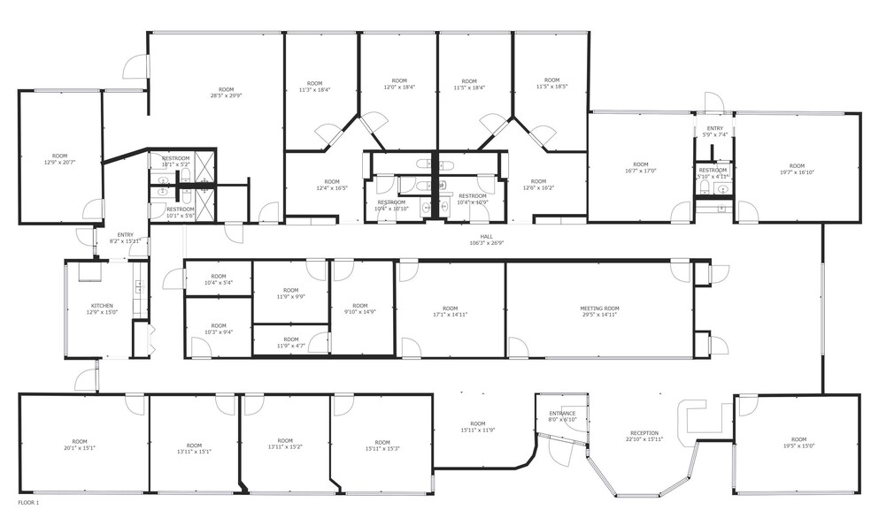 3501 S Lakeside Dr, Oklahoma City, OK à vendre - Plan d’étage - Image 1 de 1