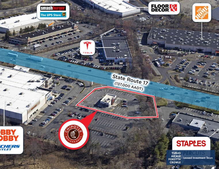 545 N State Rt 17, Paramus, NJ for sale - Aerial - Image 2 of 7