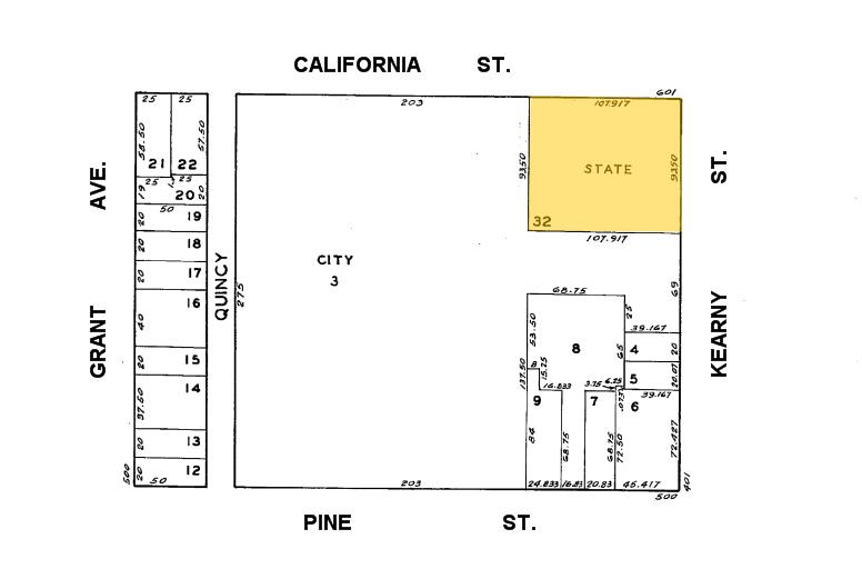 601 California St, San Francisco, CA à louer - Plan cadastral - Image 2 de 23