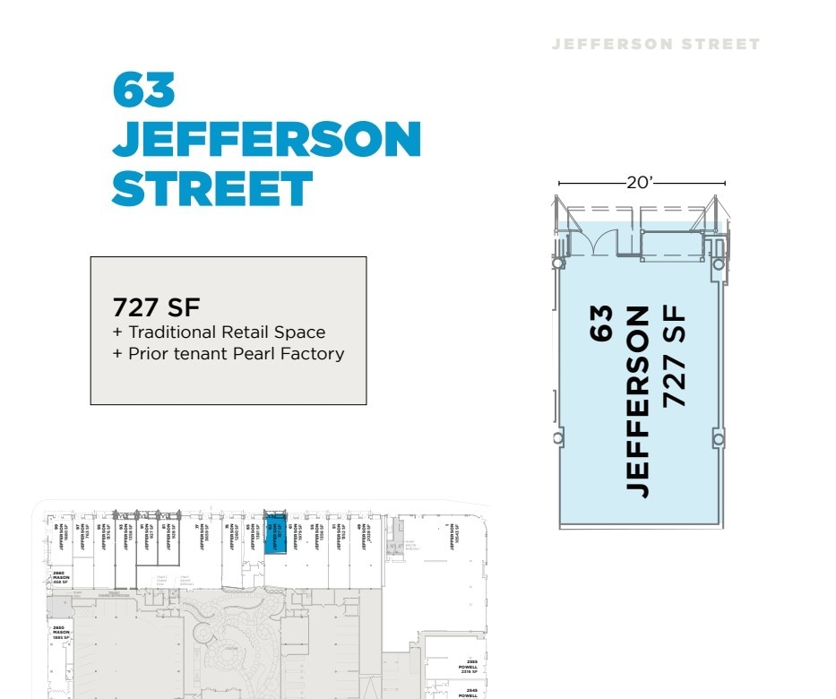 1-99 Jefferson St, San Francisco, CA for lease Floor Plan- Image 1 of 1