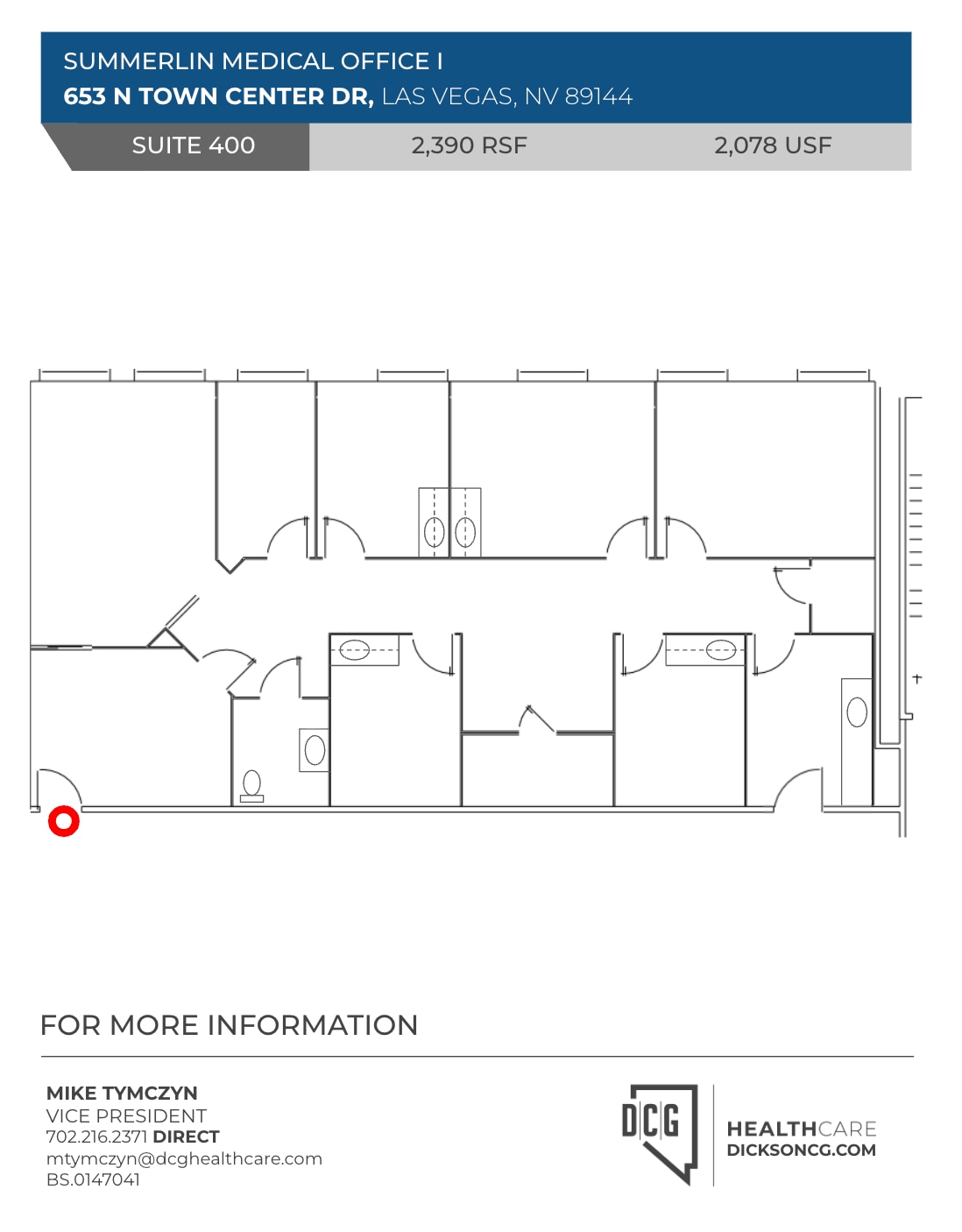 653 N Town Center Dr, Las Vegas, NV à louer Plan d’étage- Image 1 de 1