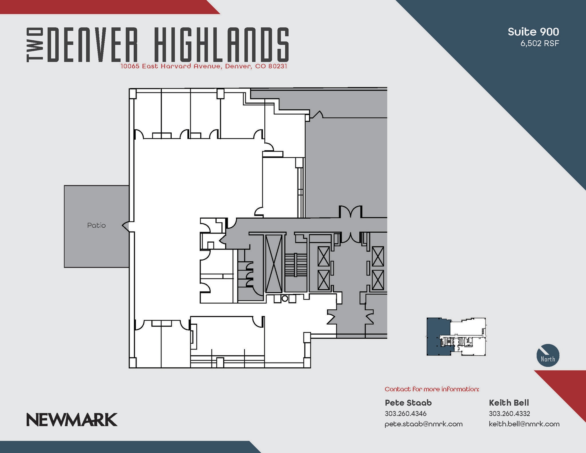 10375 E Harvard Ave, Denver, CO for lease Floor Plan- Image 1 of 1
