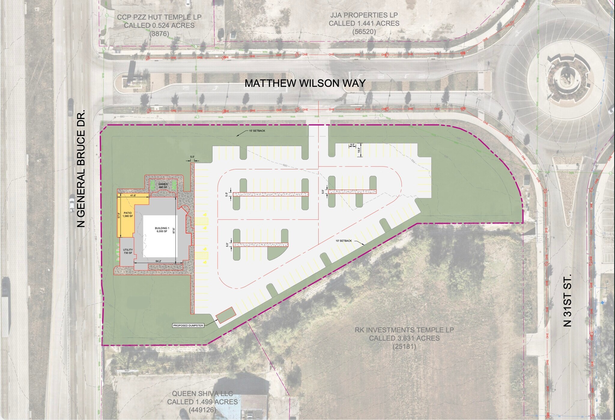 503 N General Bruce Dr, Temple, TX à louer Photo principale- Image 1 de 9