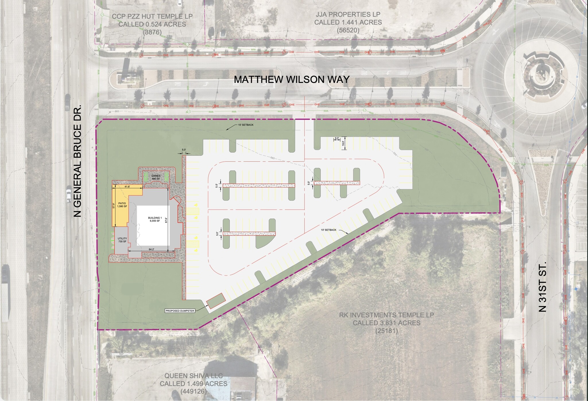 503 N General Bruce Dr, Temple, TX for lease Primary Photo- Image 1 of 9