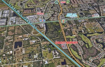 4291 SW High Meadows Ave, Palm City, FL - Aérien Vue de la carte