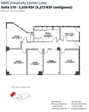 8899 University Center Ln, San Diego, CA for lease Floor Plan- Image 1 of 1