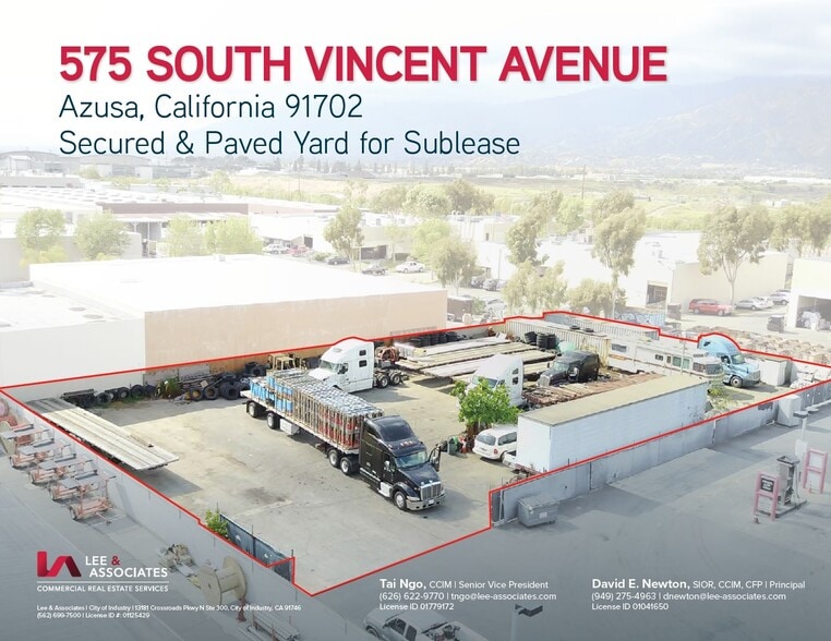 575 S Vincent Ave, Azusa, CA for lease - Primary Photo - Image 1 of 6