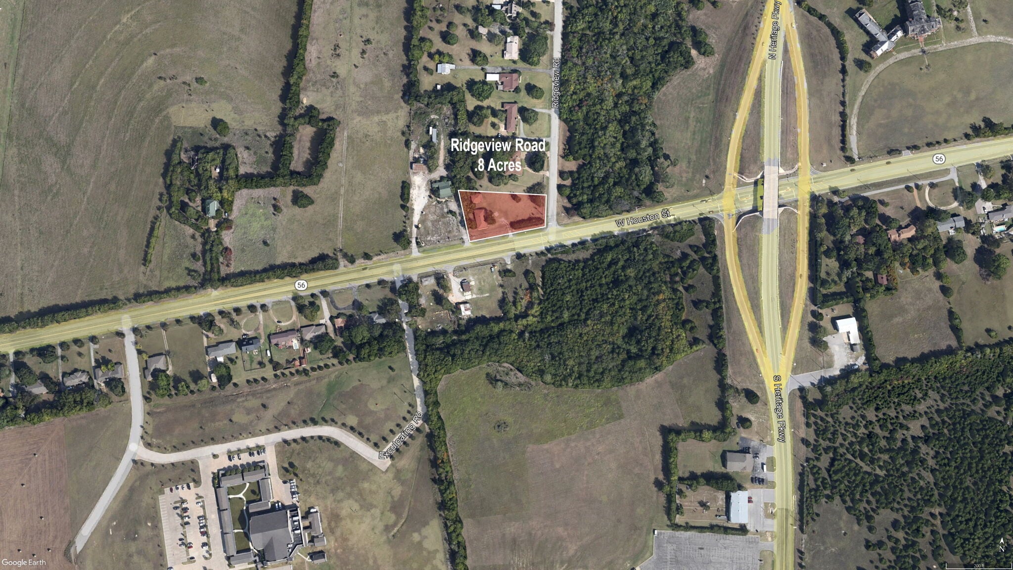 Lot 1 Ridgeview Rd, Sherman, TX à vendre Aérien- Image 1 de 7