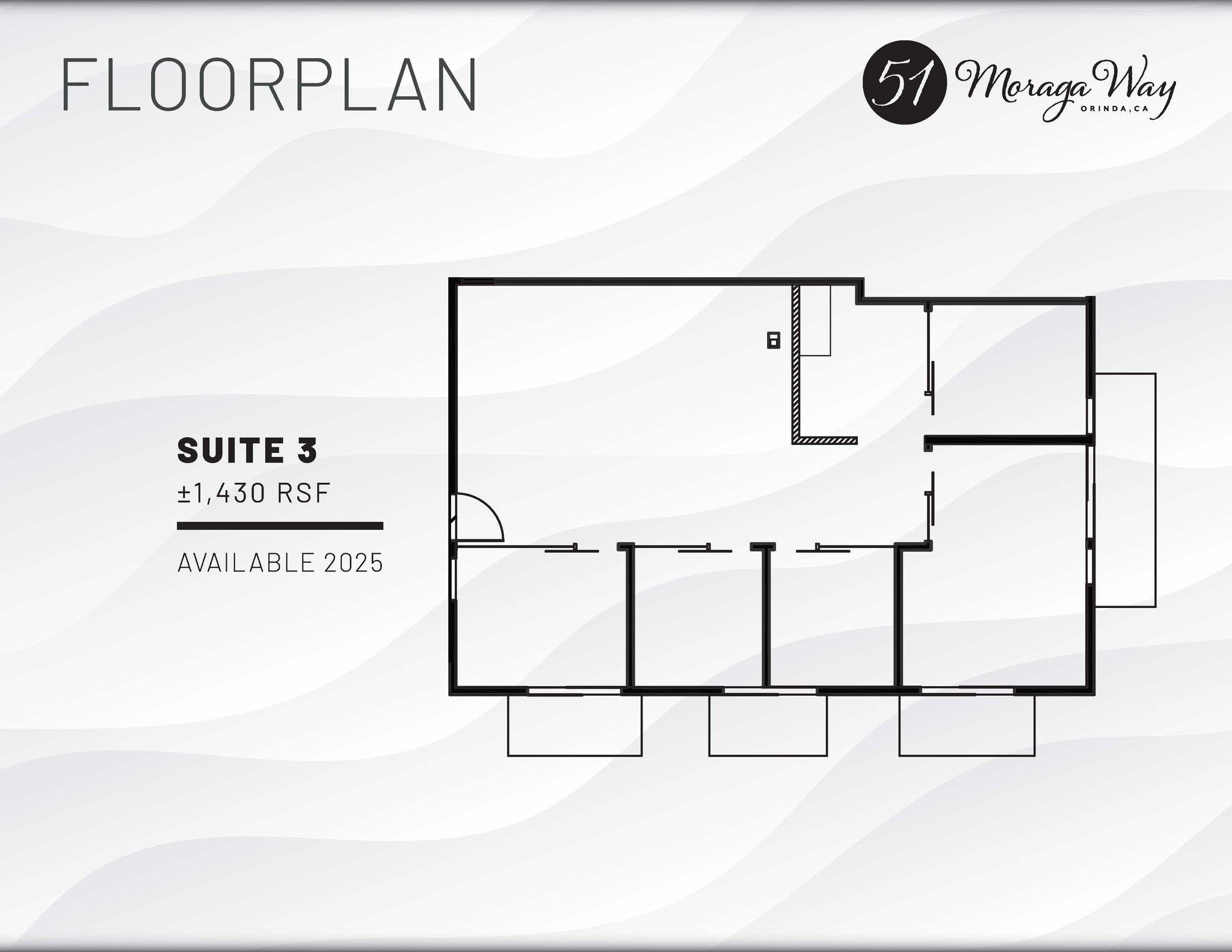 51 Moraga Way, Orinda, CA for lease Floor Plan- Image 1 of 1