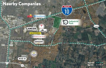 10 East Industrial Park, Converse, TX - AERIAL  map view