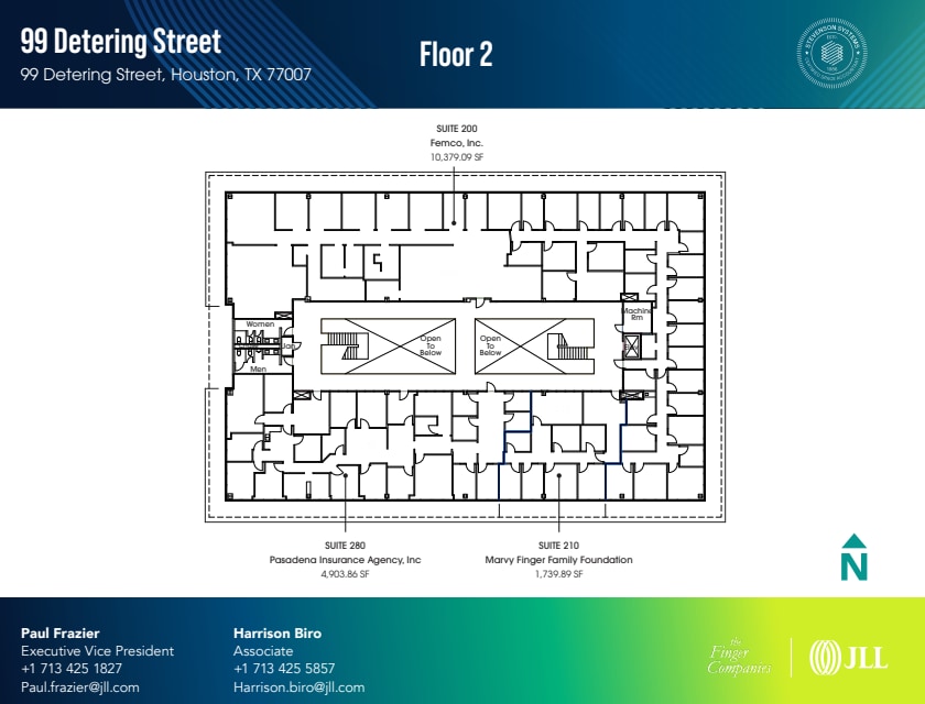 99 Detering St, Houston, TX à louer Plan d’étage- Image 1 de 1