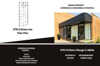 Plus de détails pour 5791 N Elston, Chicago, IL - Commerce de détail à vendre