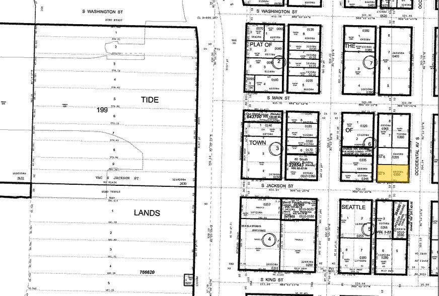 122 S Jackson St, Seattle, WA à louer - Plan cadastral - Image 2 de 9
