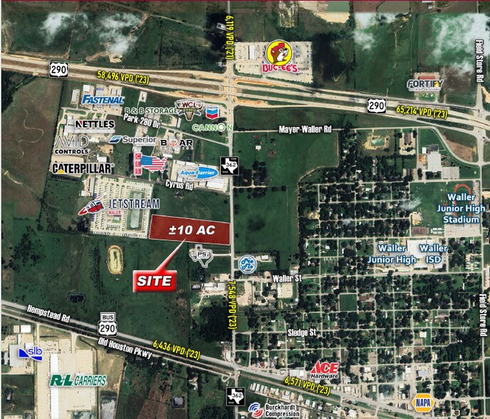 00 FM 362, Waller, TX à vendre - Aérien - Image 2 de 2