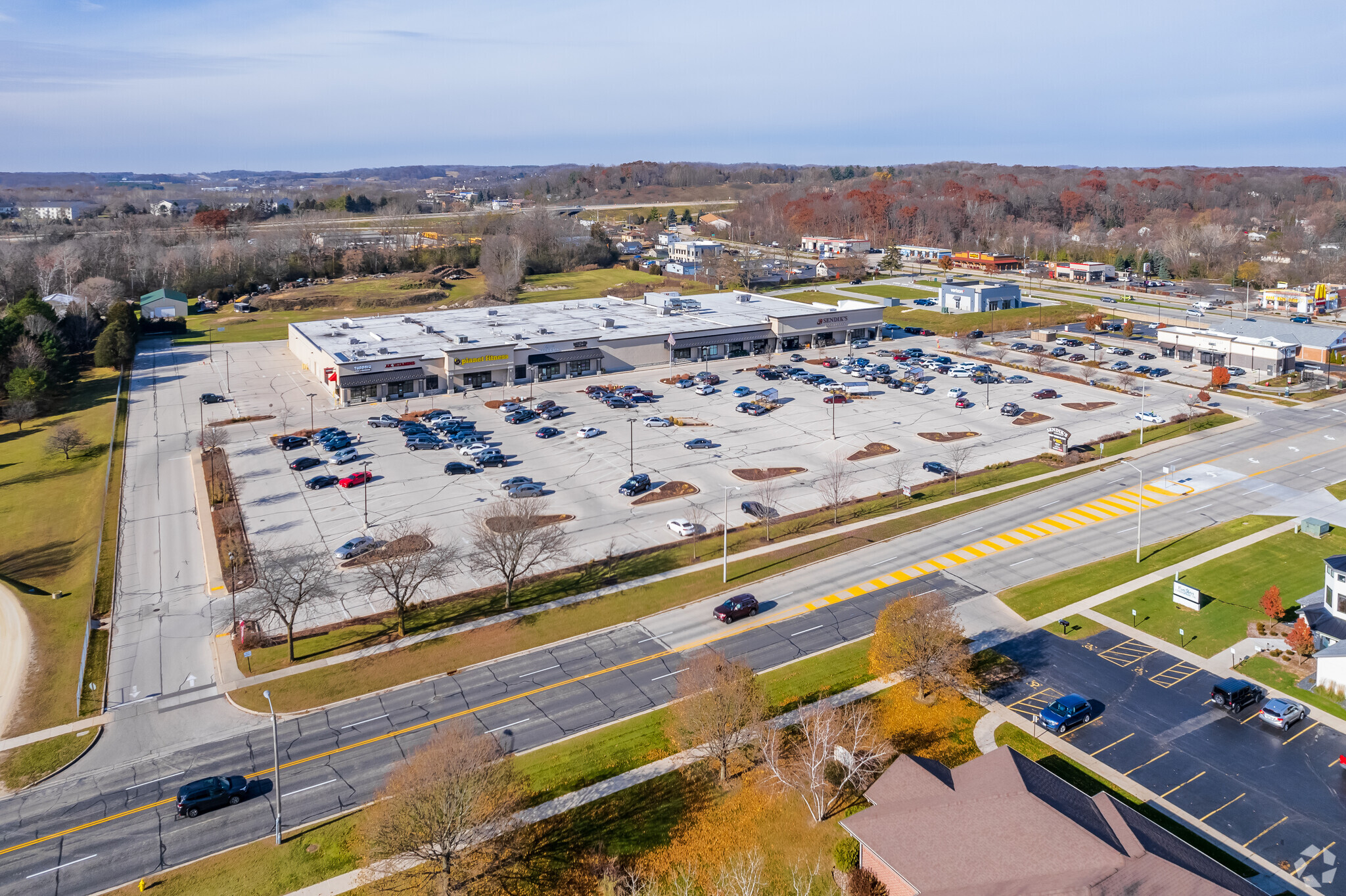 210-280 N 18th Ave, West Bend, WI for lease Aerial- Image 1 of 7